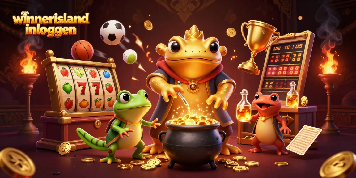 Engage with winnerisland inloggen for an exhilarating casino experience amidst animated gaming elements.