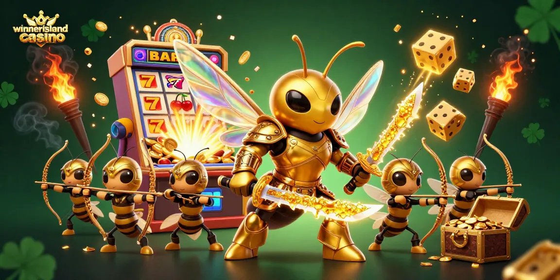Experience the thrill at winnerislandcasino with vibrant casino elements and lively characters.