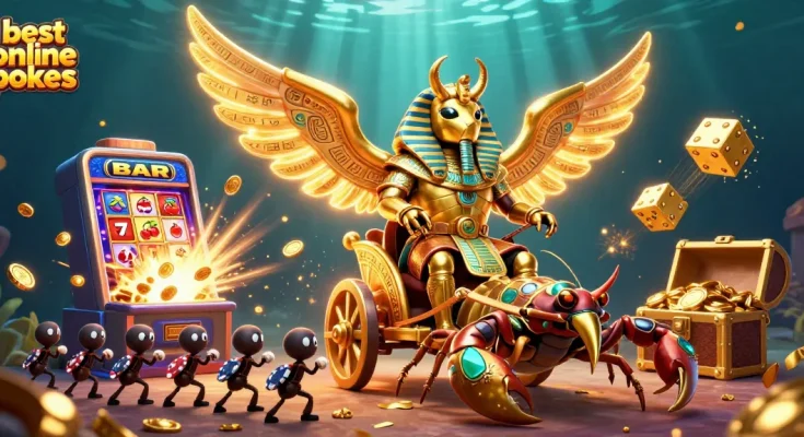 Experience the thrill of the best online pokies with vibrant 3D elements bursting with cash rewards.